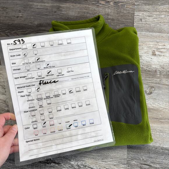 Eddie Bauer First Ascent Green Mens‎ M 1/4 Zip Polartec Fleece Pullover Gorpcore - Picture 8 of 9